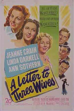 A LETTER TO THREE WIVES POSTER