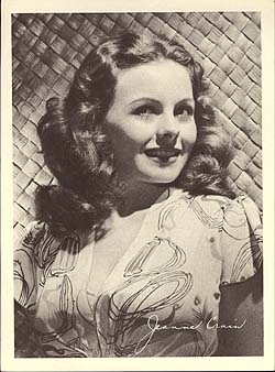 Jeanne Crain card